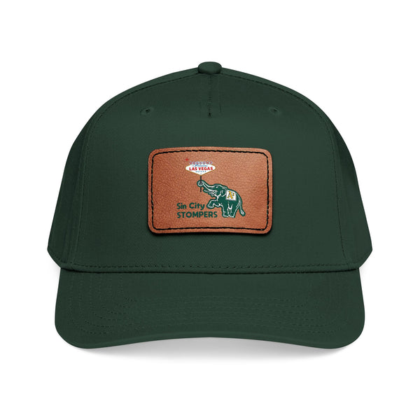 Leather Patch Baseball Cap —  Stompers. Several color options
