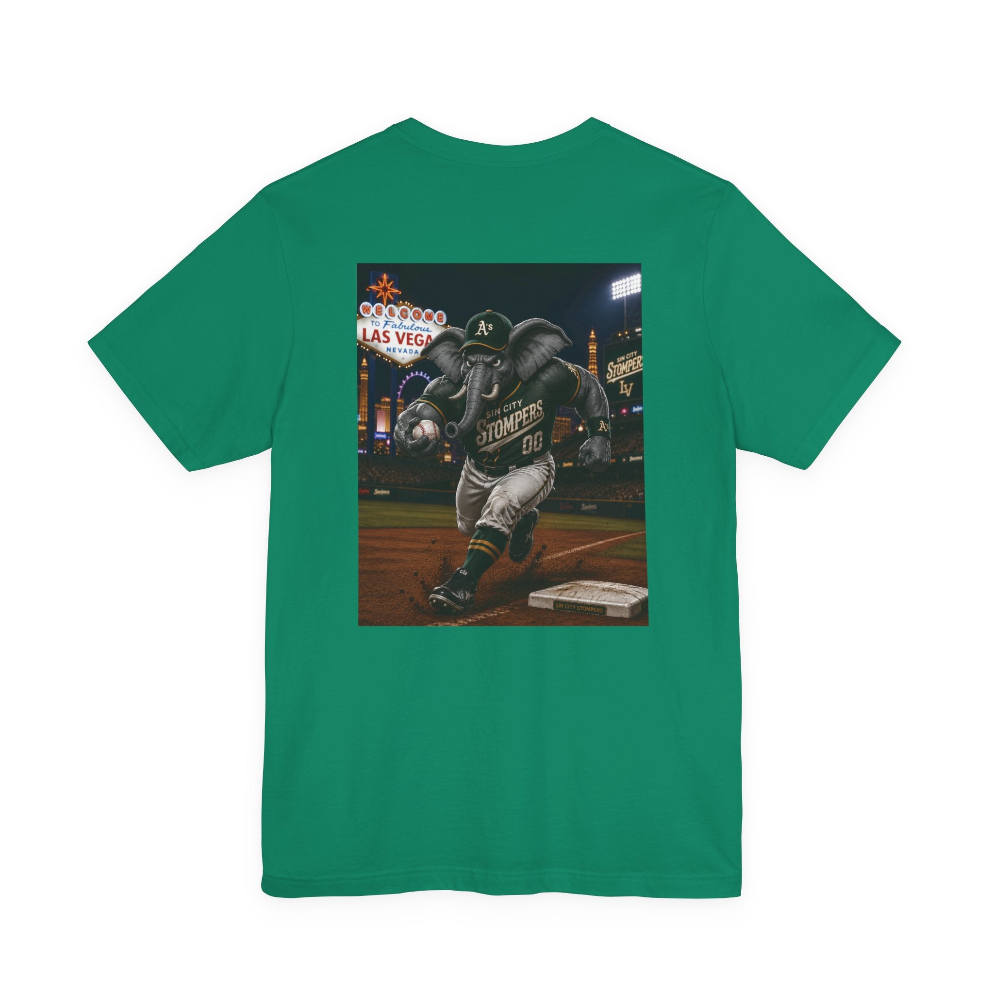 Sin City Stompers Tee — Front Logo / Back Art. Several color options