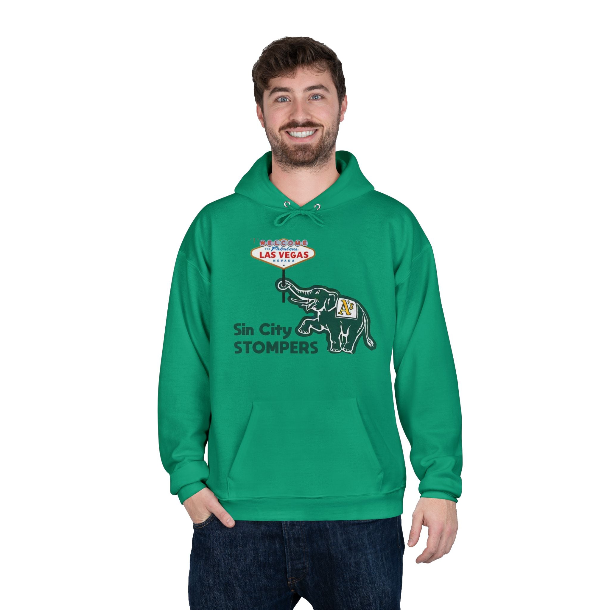 Sin City Stompers Hoodie – Retro Pullover. Color options