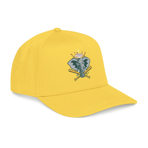 Elephant Crest Baseball Cap - Vintage Safari Logo Hat