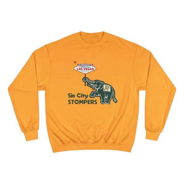 Sin City Stompers Las Vegas Sweatshirt by Champion — Vintage Elephant Crewneck