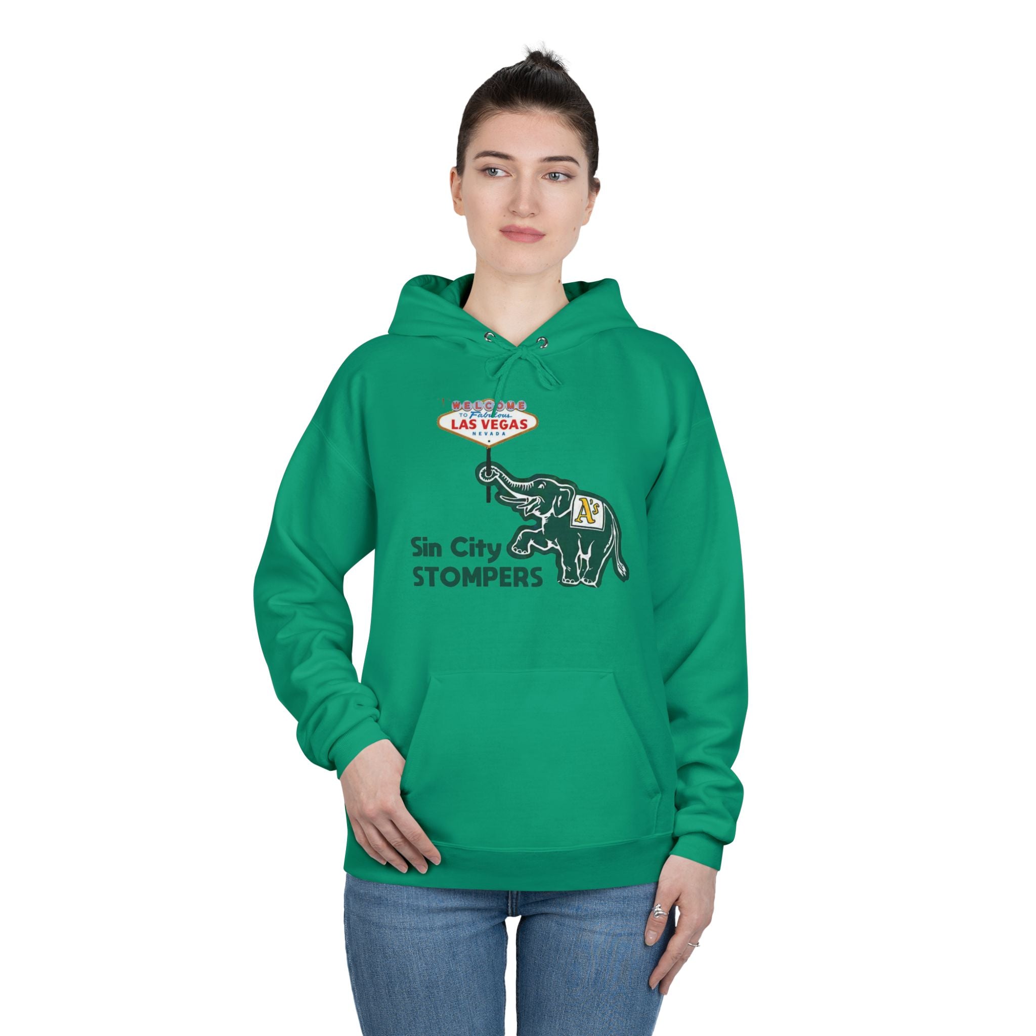 Sin City Stompers Hoodie – Retro Pullover. Color options