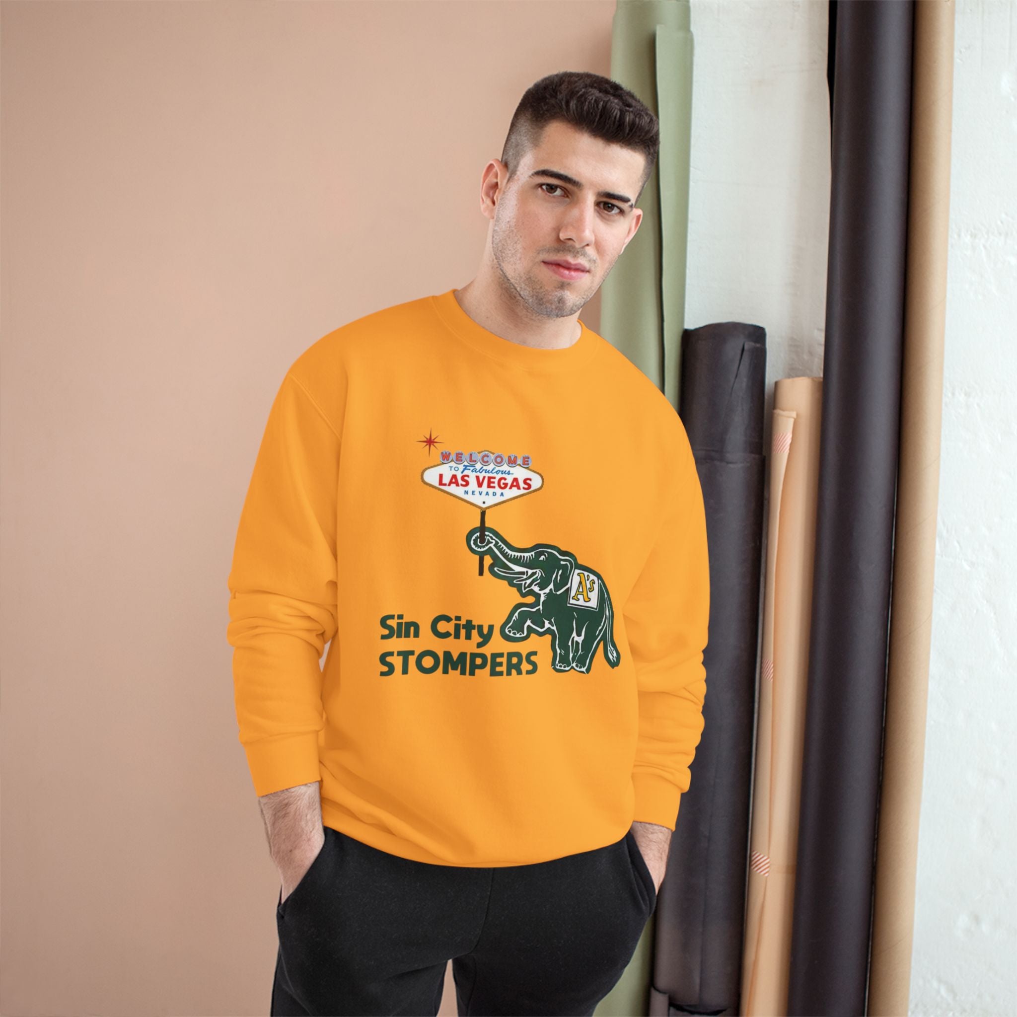 Sin City Stompers Las Vegas Sweatshirt — Vintage Elephant Crewneck