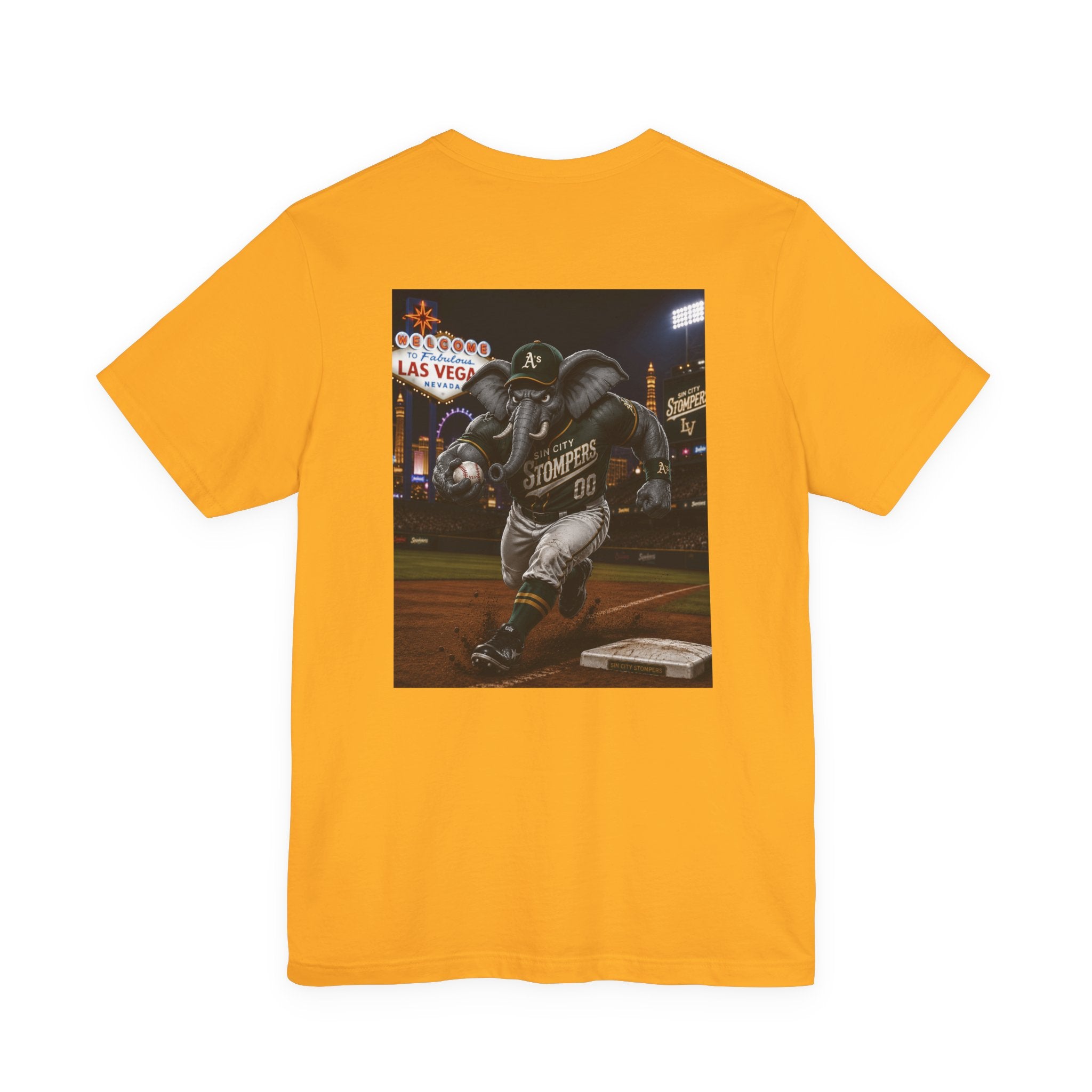 Sin City Stompers Tee — Front Logo / Back Art. Several color options
