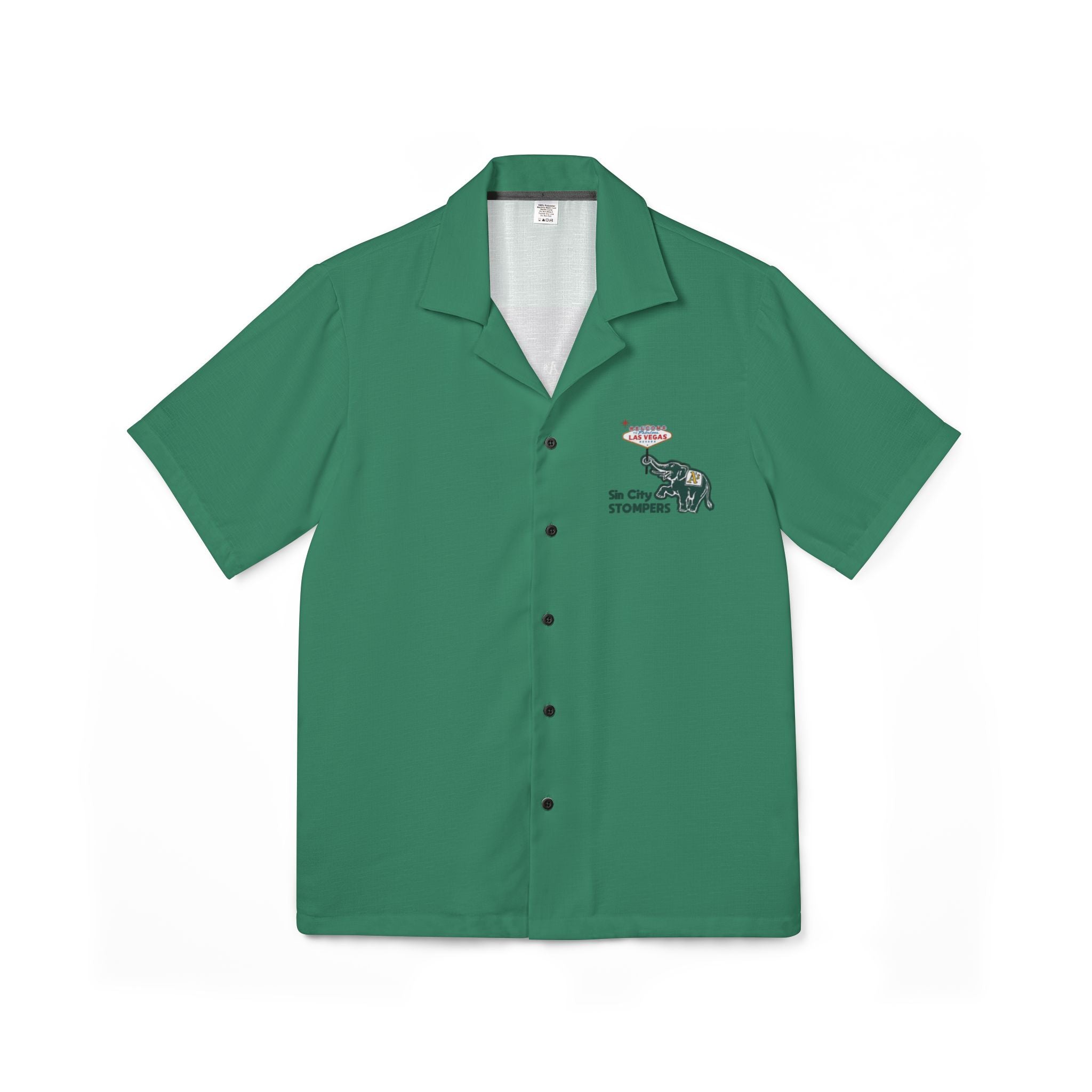 Sin City Stompers Men's Camp Shirt — Front Logo / Back Art