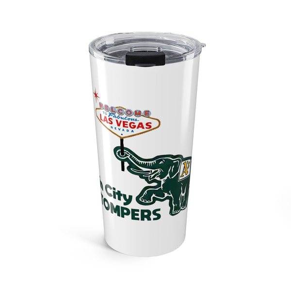 20oz Las Vegas Elephant Tumbler — Retro Welcome Sign Travel Cup