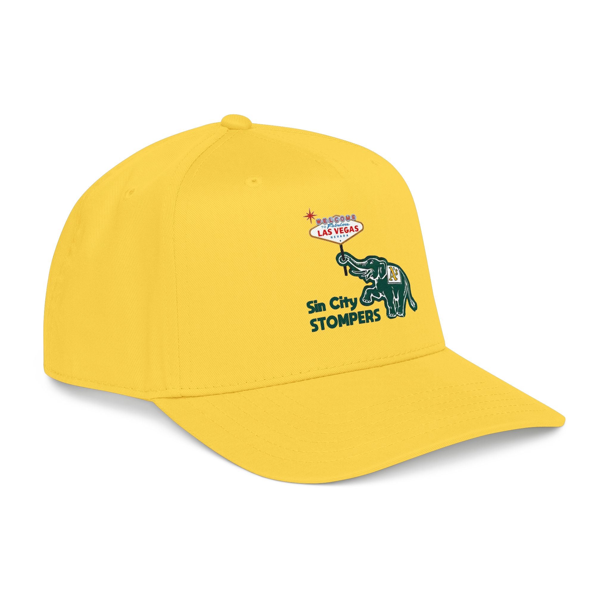 Elephant Vegas Sign Name Baseball Cap - Vintage Safari Logo Hat