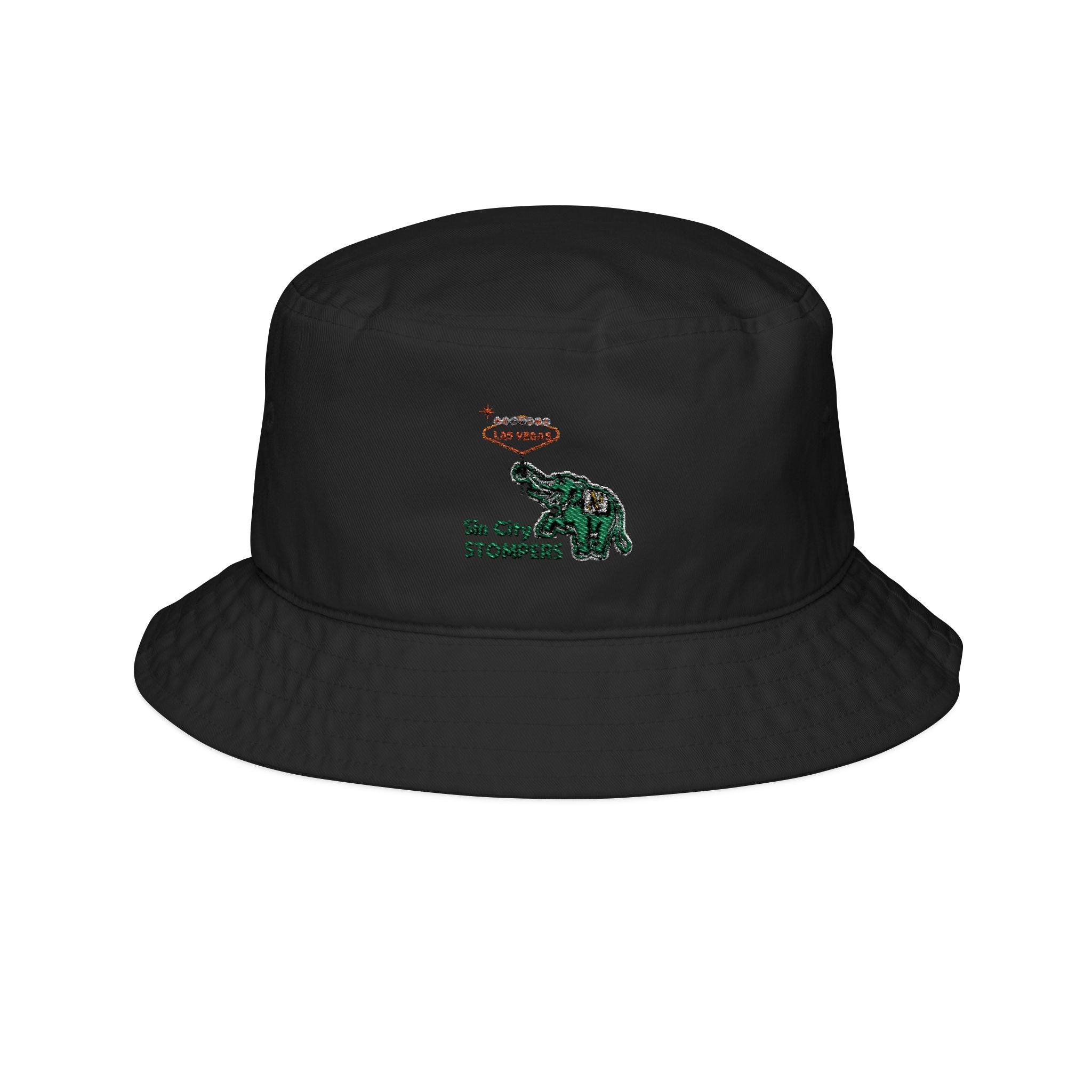 Embroidered Sin City Stompers Casual Sun Cap. Color options
