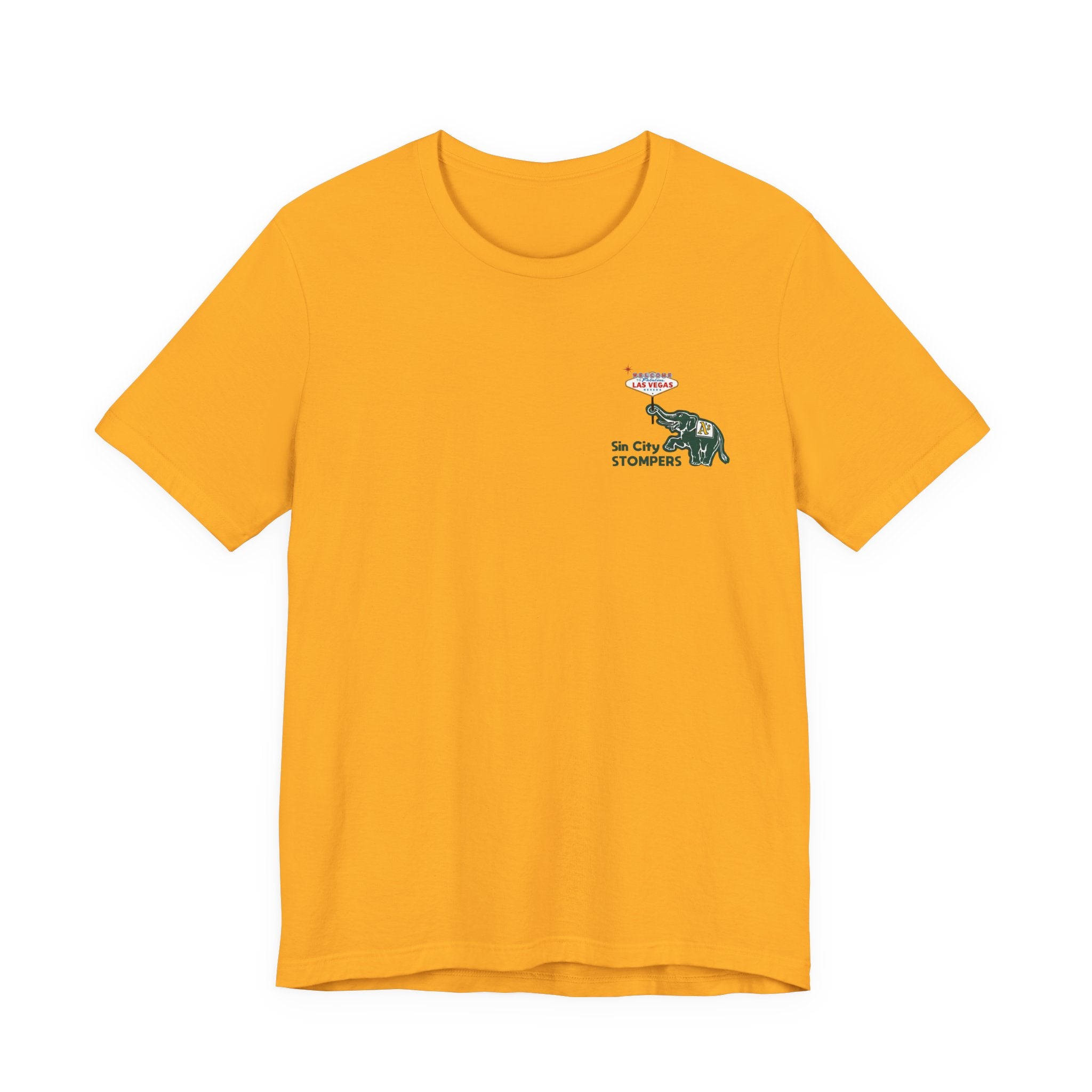 Sin City Stompers Tee — Front Logo / Back Art. Several color options