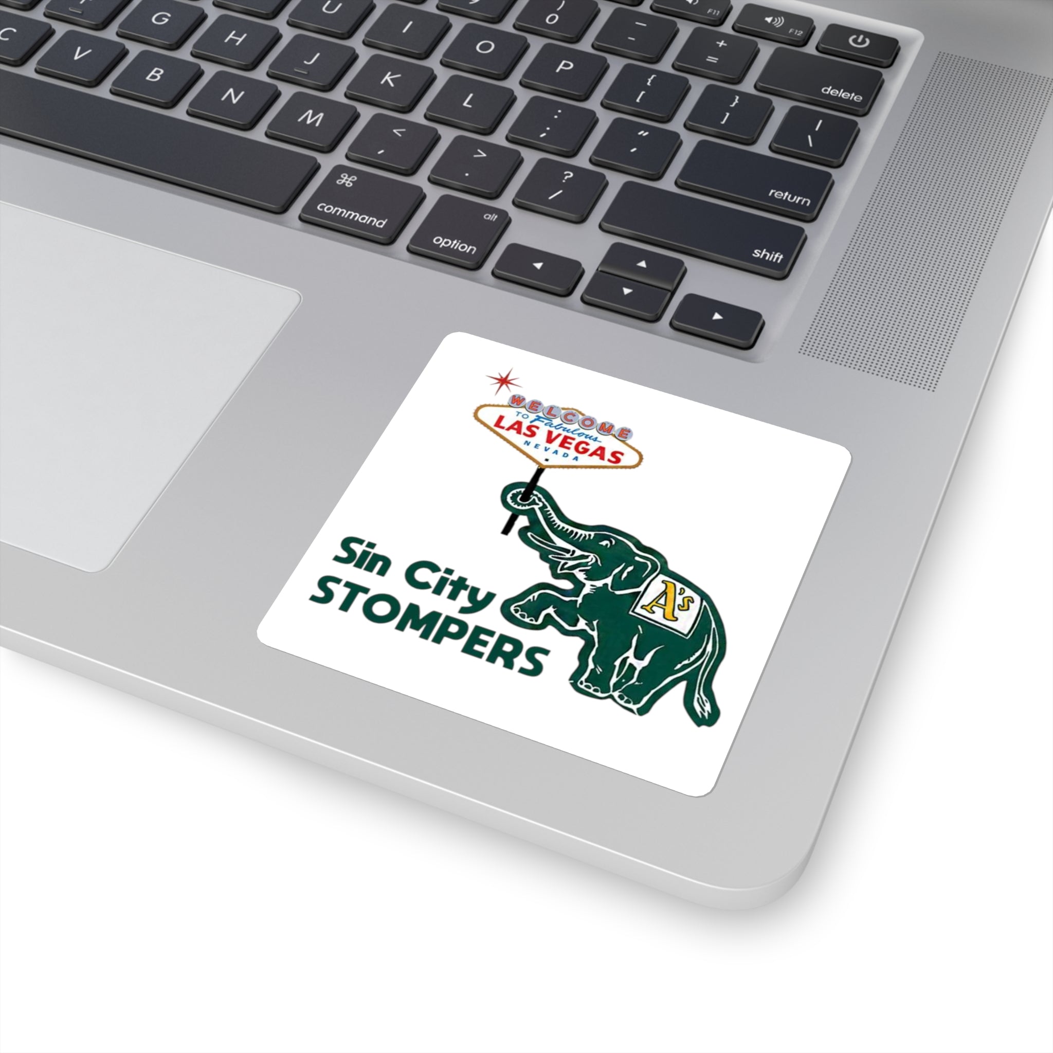 Sin City Stompers Las Vegas Elephant Square Sticker