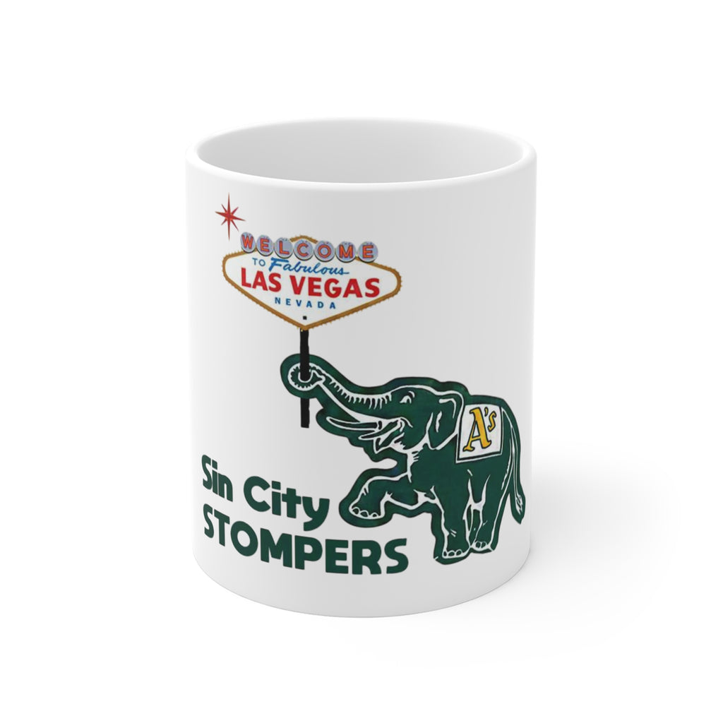 Sin City Stompers 11oz Mug — Las Vegas Elephant Coffee Cup