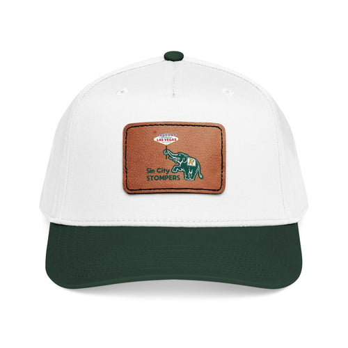 Leather Patch Baseball Cap —  Stompers. Several color options