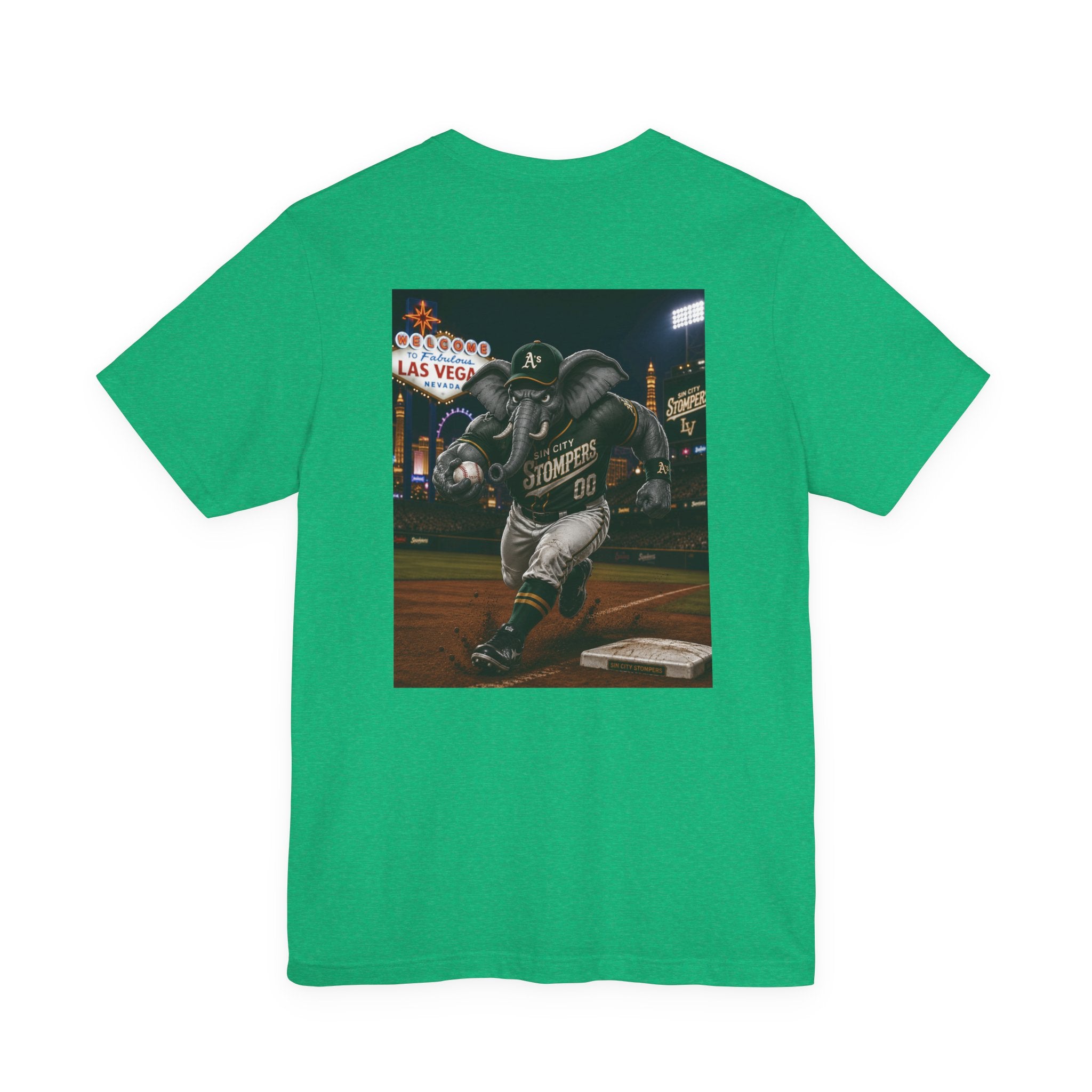 Sin City Stompers Tee — Front Logo / Back Art. Several color options