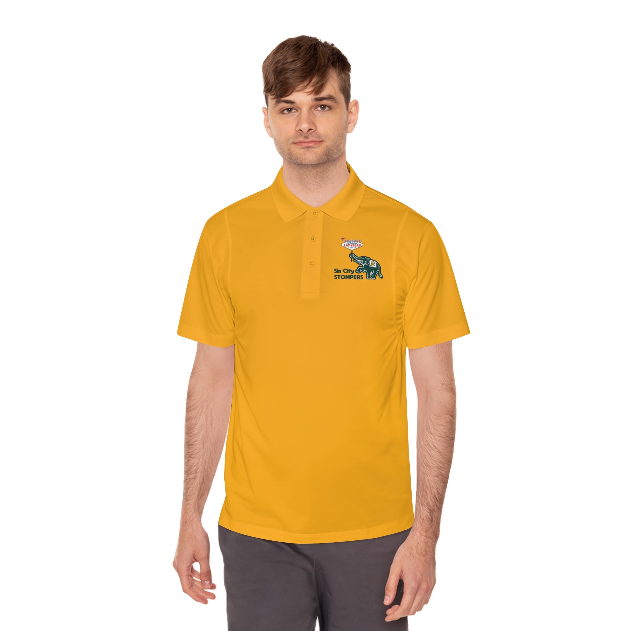 Sin City Stompers Polo Shirt. Color options