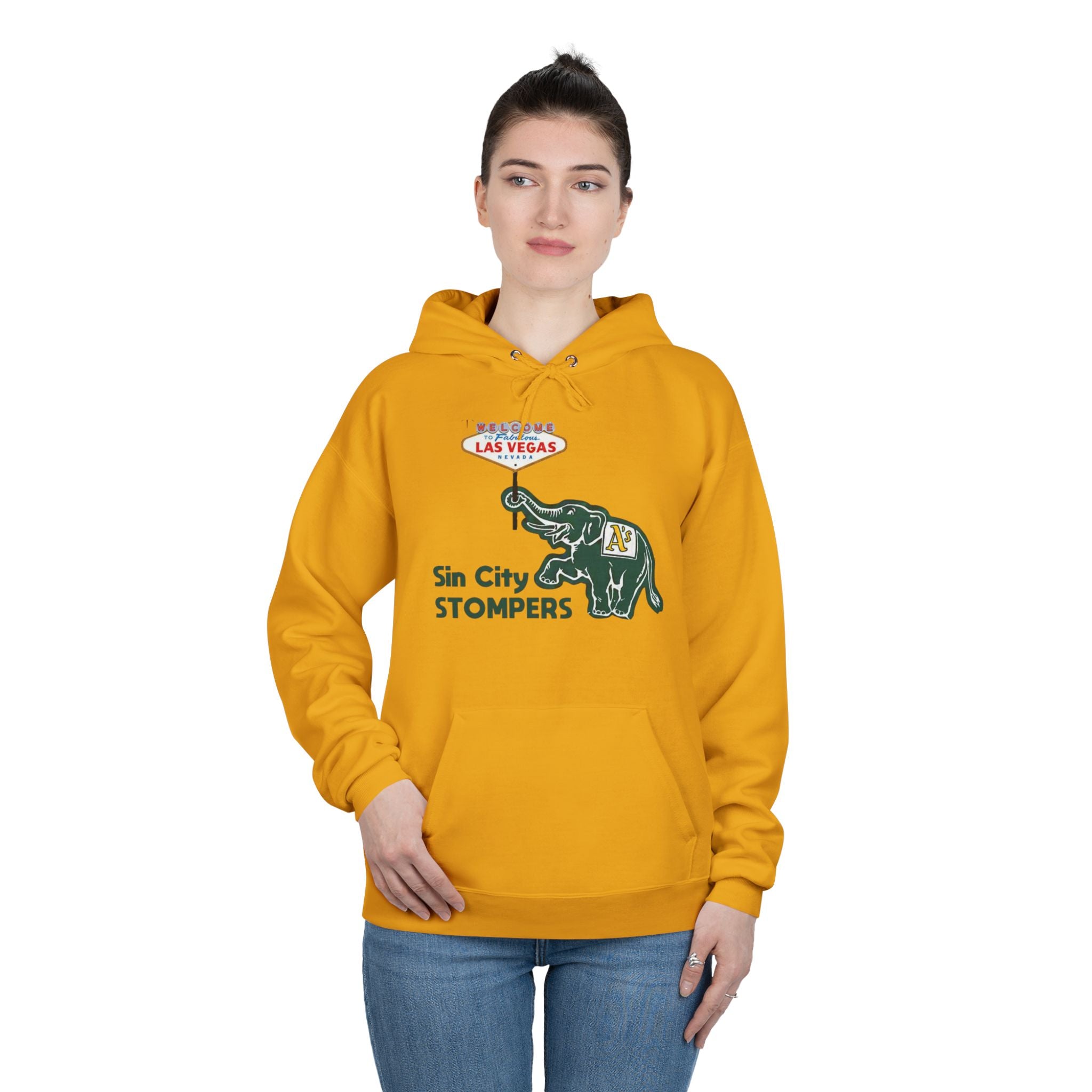 Sin City Stompers Hoodie – Retro Pullover. Color options