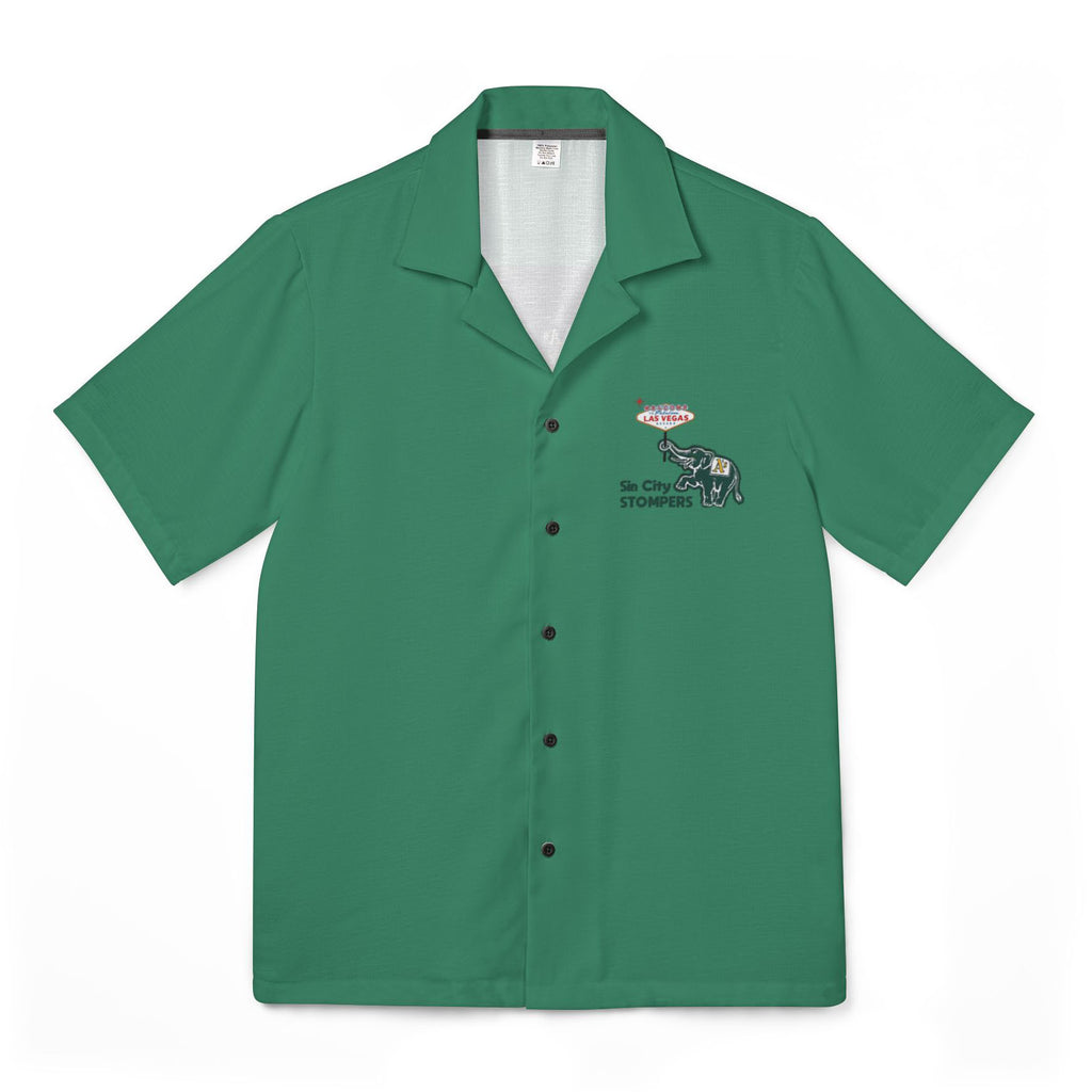 Sin City Stompers Men's Camp Shirt — Front Logo / Back Art