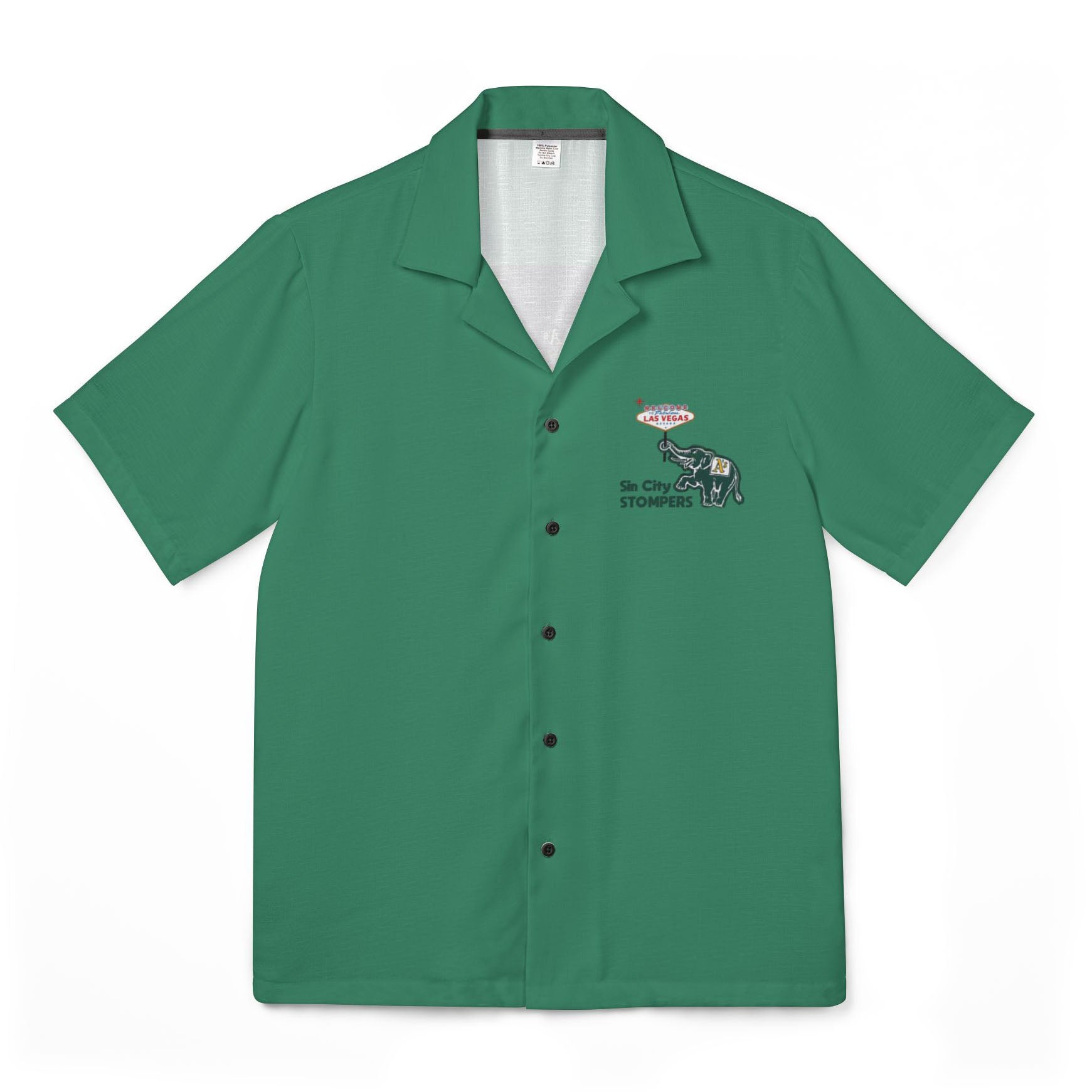 Sin City Stompers Men's Camp Shirt — Front Logo / Back Art