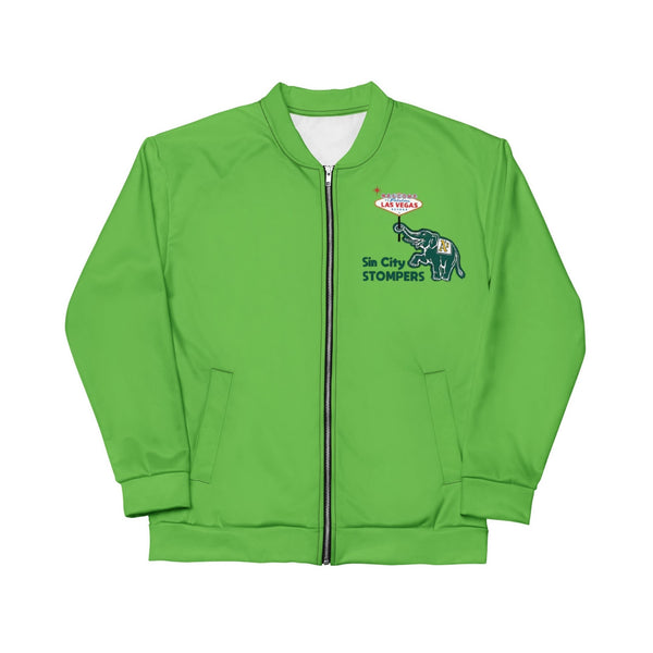 Unisex Stompers Bomber Jacket - Kelly Green