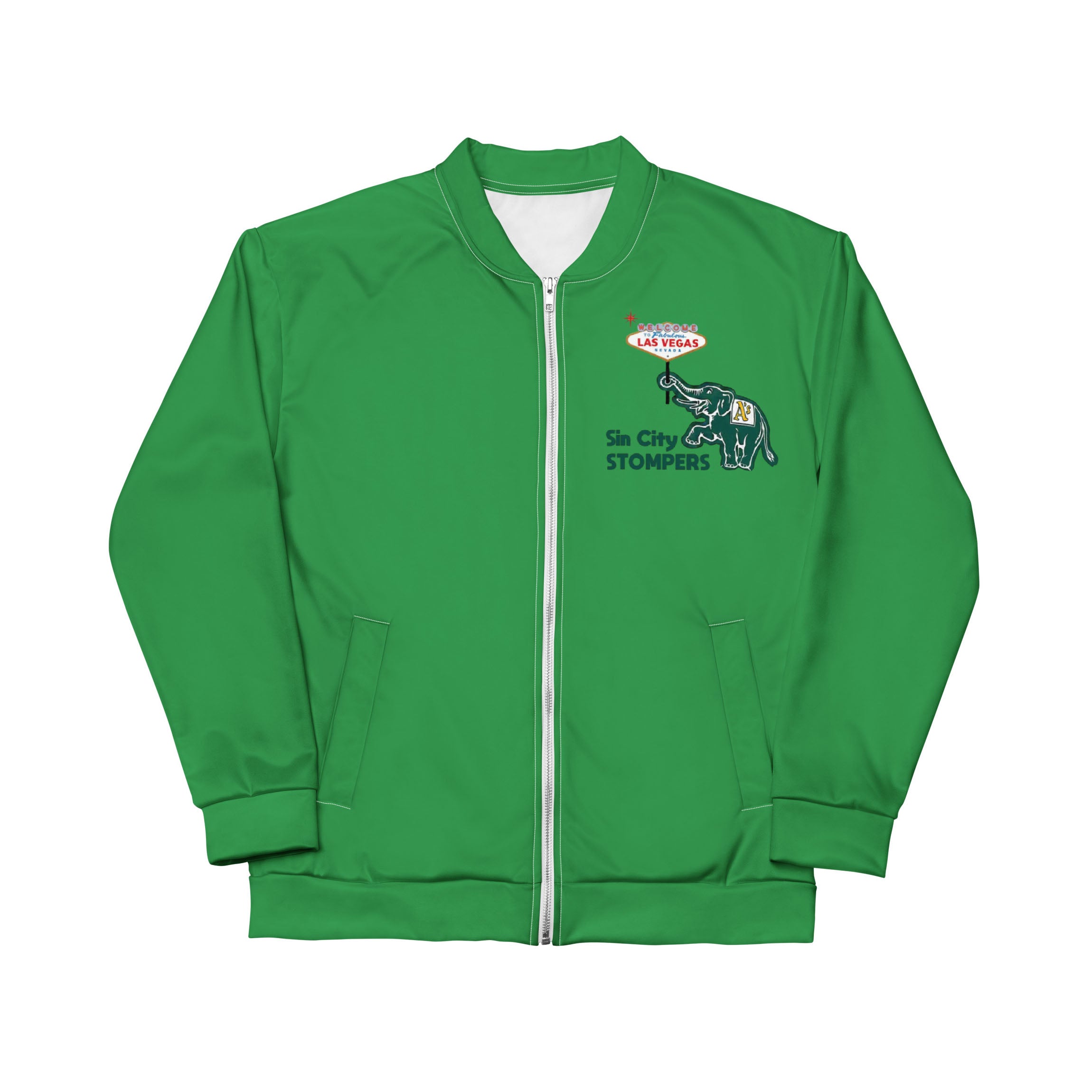 Unisex Stompers Bomber Jacket - Green